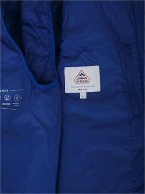 Gilet Guzet Pyrenex uomo in piuma d'oca e tessuto tecnico blu in UOMO