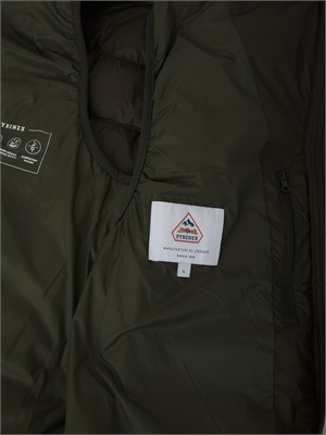 Gilet Guzet Pyrenex uomo in piuma d'oca e tessuto tecnico verde in UOMO