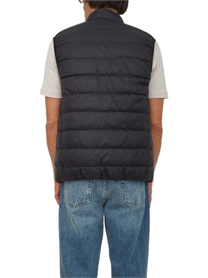 Gilet Guzet Pyrenex uomo in piuma d'oca e tessuto tecnico nero in UOMO