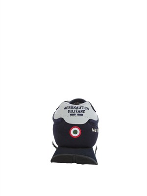 Sneakers blu Aeronautica Militare in mesh e suede in UOMO