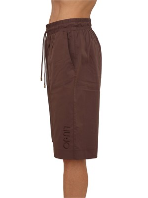 Pantaloni bermuda Liu Jo donna in cotone marrone in DONNA