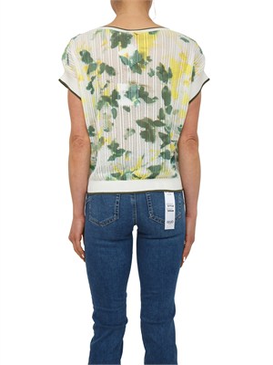 Maglia Liu Jo donna in cotone traforato con stampa in DONNA