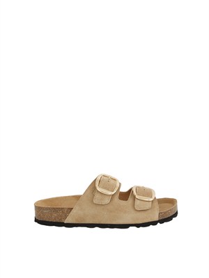 Sandalo ciabatta Pania Emme Marella beige in DONNA