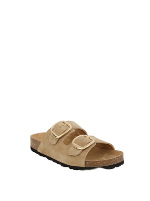 Sandalo ciabatta Pania Emme Marella beige in DONNA