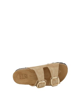 Sandalo ciabatta Pania Emme Marella beige in DONNA