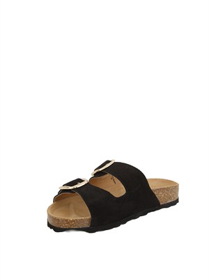 Sandalo ciabatta Pania Emme Marella nero in DONNA