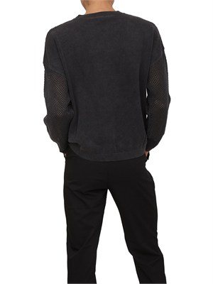 Maglia Liu Jo donna in tessuto traforato nero in DONNA