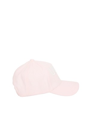 Cappello Liu Jo donna in canvas rosa con logo in DONNA
