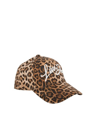 Cappello Liu Jo donna in canvas animalier in DONNA