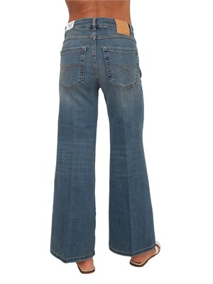 Jeans cropped Mlswlcrop Marella in denim blu medio in DONNA