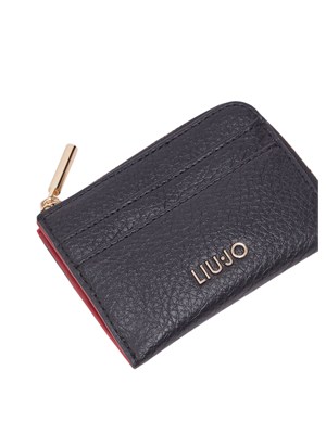 Porta carte nero Liu Jo donna in ecopelle in DONNA