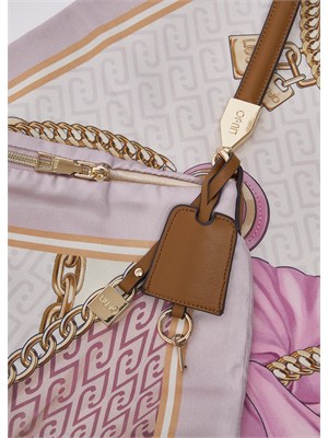 Borsa Liu Jo donna in raso stampato fantasia rosa in DONNA