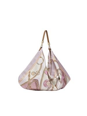 Borsa Liu Jo donna in raso stampato fantasia rosa in DONNA