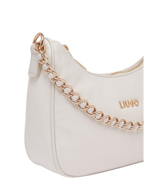Borsa hobo piccola Liu Jo donna in ecopelle avorio in DONNA