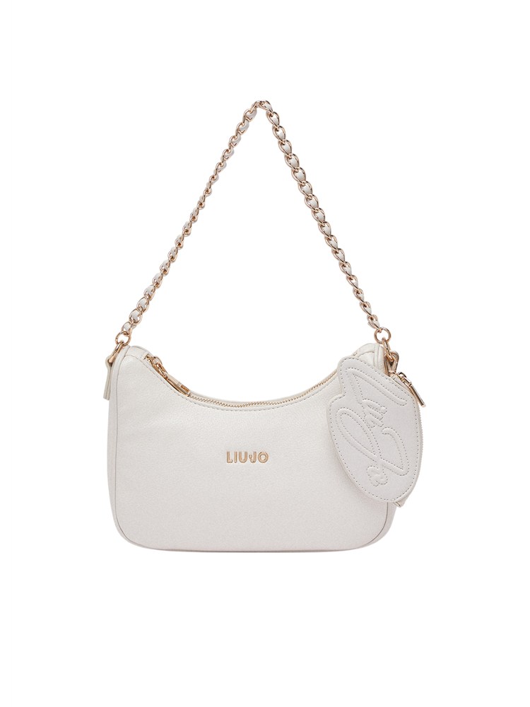 Borsa hobo piccola Liu Jo donna in ecopelle avorio