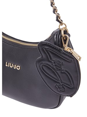 Borsa hobo piccola Liu Jo donna in ecopelle nera in DONNA