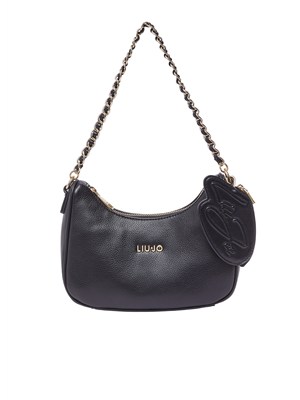 Borsa hobo piccola Liu Jo donna in ecopelle nera in DONNA