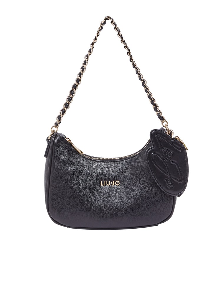 Borsa hobo piccola Liu Jo donna in ecopelle nera