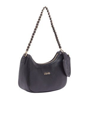 Borsa hobo piccola Liu Jo donna in ecopelle nera in DONNA