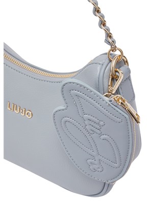 Borsa hobo piccola Liu Jo donna in ecopelle azzurra in DONNA
