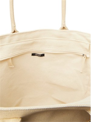 Borsa Liu Jo donna in cotone beige con foulard in DONNA