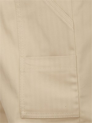 Pantalone Utility Paolo Pecora in cotone beige in UOMO
