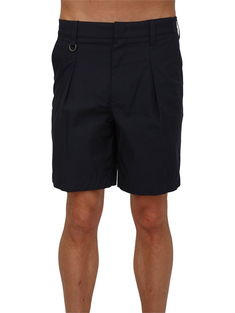 Bermuda Paolo Pecora in misto cotone blu