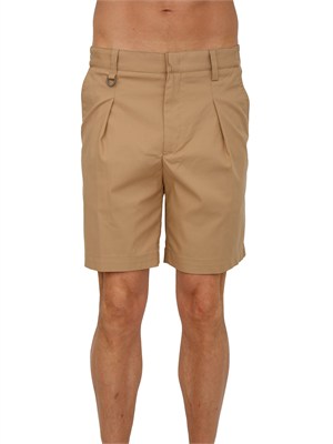 Bermuda Paolo Pecora in cotone cammello in UOMO