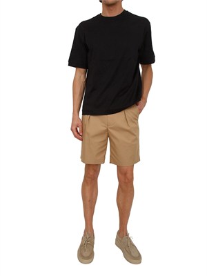 Bermuda Paolo Pecora in cotone cammello in UOMO