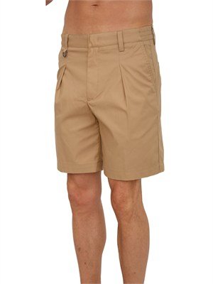 Bermuda Paolo Pecora in cotone cammello in UOMO