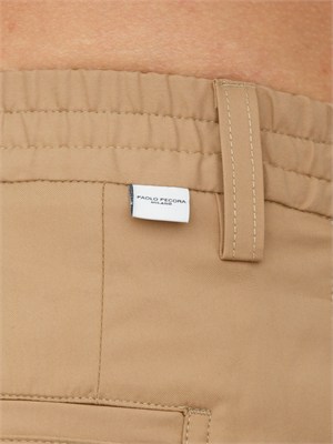 Bermuda Paolo Pecora in cotone cammello in UOMO