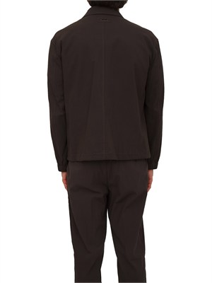 Giacca camicia Paolo Pecora in cotone marrone in UOMO