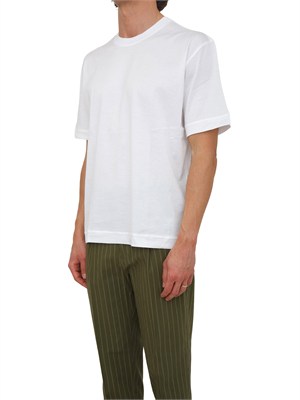 T-Shirt Paolo Pecora in cotone bianco in UOMO