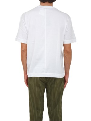 T-Shirt Paolo Pecora in cotone bianco in UOMO