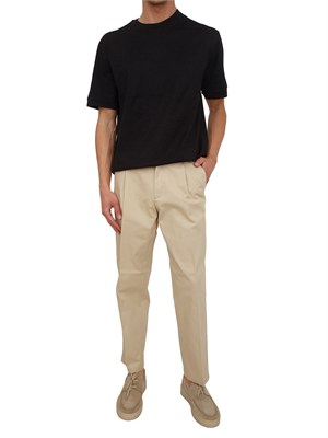 T-Shirt Paolo Pecora in cotone nero in UOMO