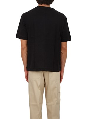 T-Shirt Paolo Pecora in cotone nero in UOMO