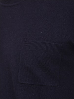 Maglia a maniche corte Paolo Pecora in seta blu in UOMO