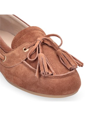 Mocassini Liu Jo donna in pelle suede cuoio in DONNA