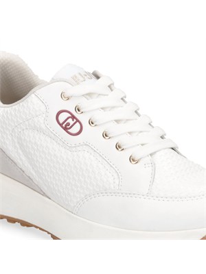 Sneakers Liu Jo donna bianche in mesh e paillettes in DONNA