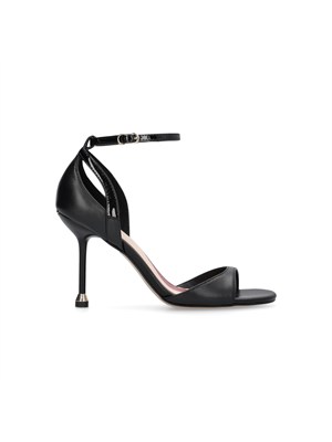Sandali Liu Jo in pelle nera con tacco a spillo in DONNA