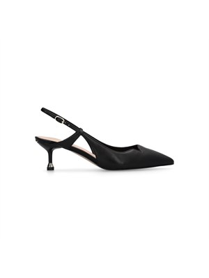 Slingback Liu Jo in pelle nera in DONNA