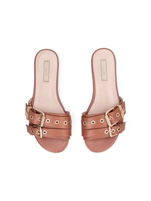 Ciabatte Liu Jo donna in pelle cuoio con cinturini in DONNA