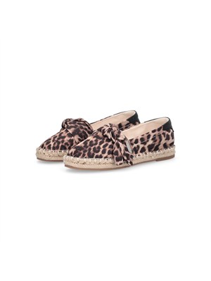 Espadrillas Liu Jo donna in tessuto animalier con fiocco in DONNA