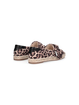 Espadrillas Liu Jo donna in tessuto animalier con fiocco in DONNA