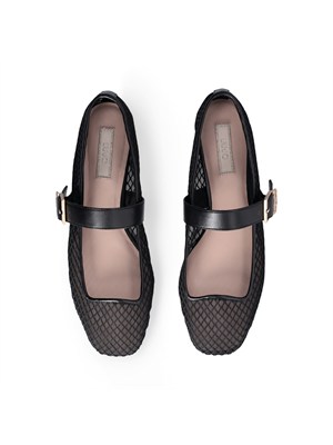Ballerine Liu Jo donna in rete nera in DONNA