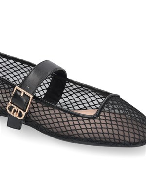 Ballerine Liu Jo donna in rete nera in DONNA