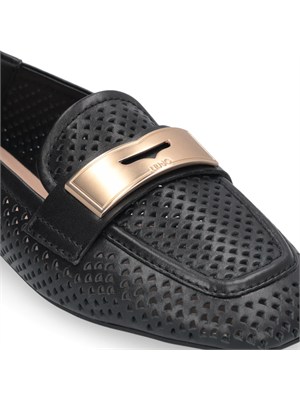 Mocassini Liu Jo donna in pelle traforata neri in DONNA