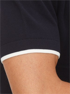 Maglia blu Paolo Pecora in cotone in UOMO