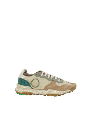 Chacrona Linen Satorisan in lino verde e pelle multicolor in UOMO