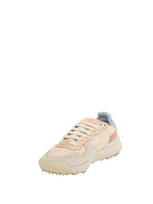 Chacrona Linen Satorisan in lino rosa e pelle multicolor in UOMO